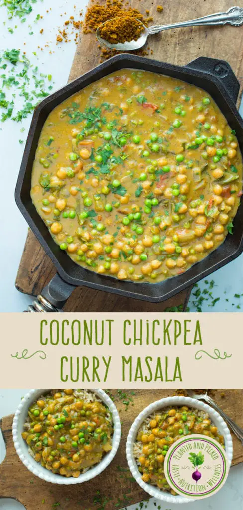 Coconut Chickpea Curry Masala - Planted and Picked