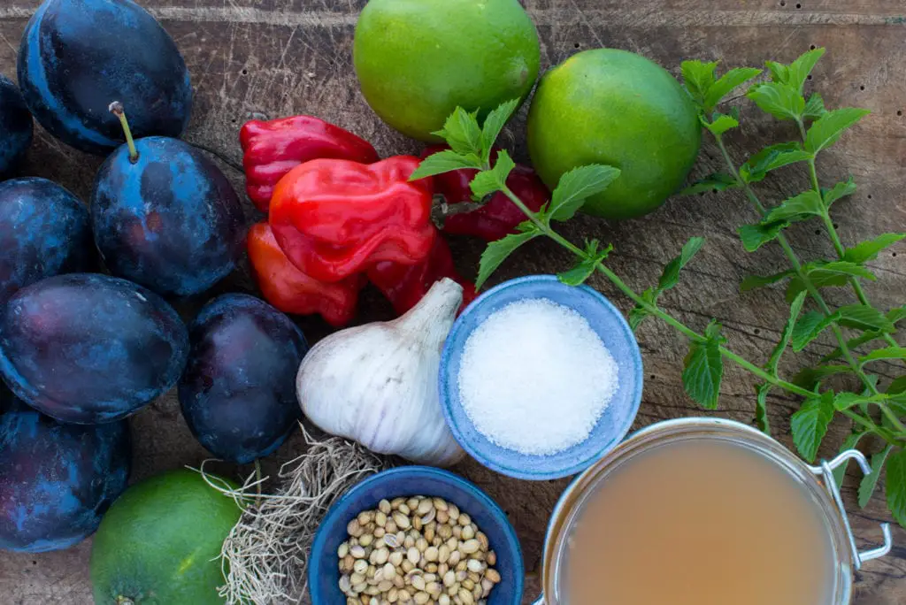 hot sauce ingredients on board