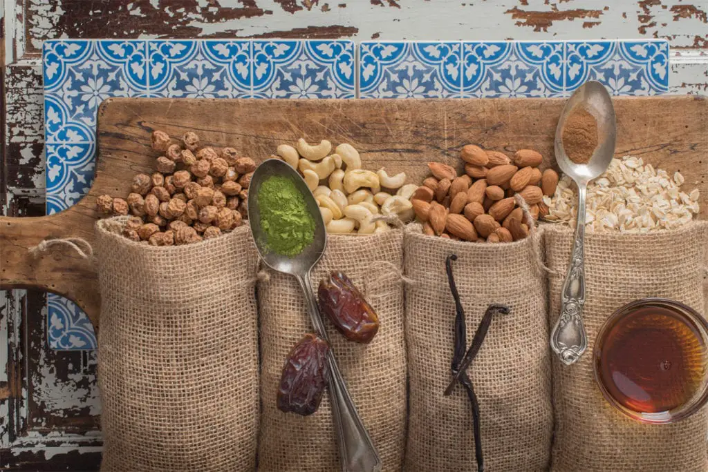 recipe ingredients on cutting board