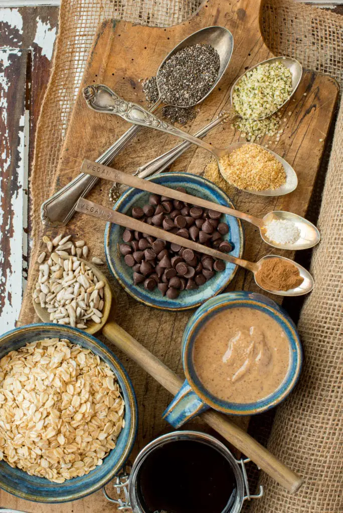 recipe ingredients on cutting board