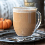 maple pumpkin spice latte in mug