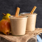 smoothie and pears