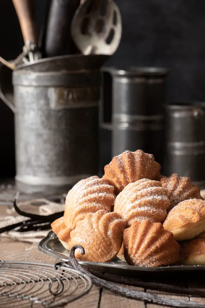 madeleines on serving plate