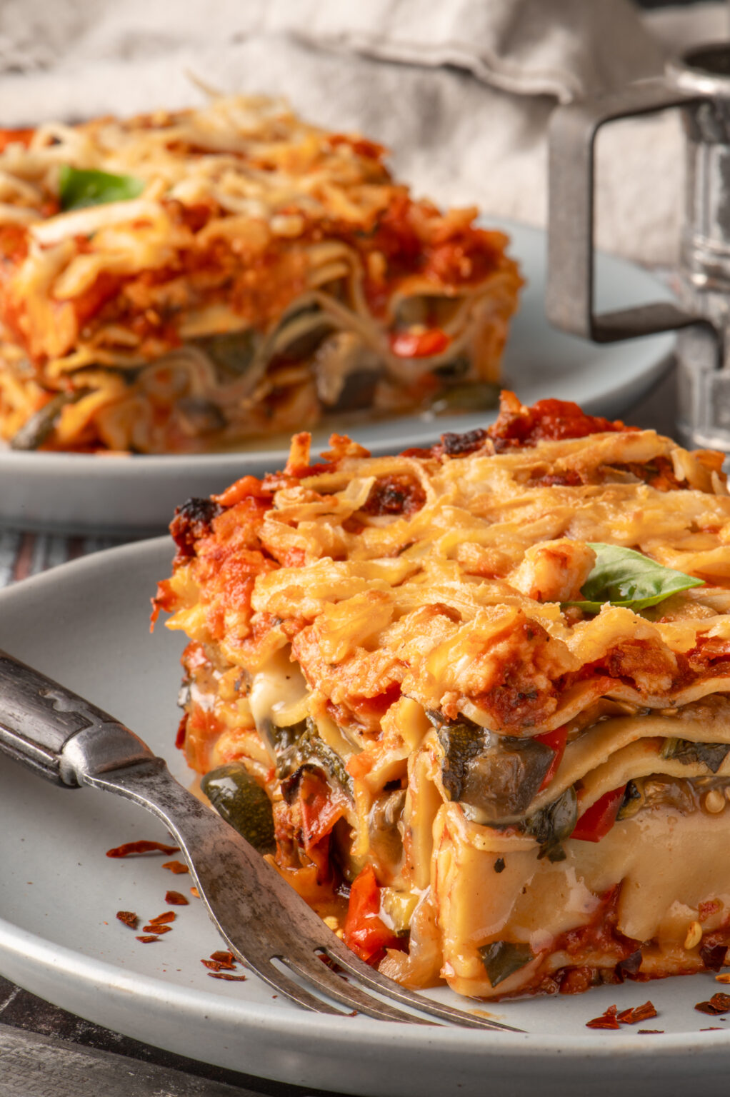Roasted Vegetable Lasagna Recipe - Planted and Picked